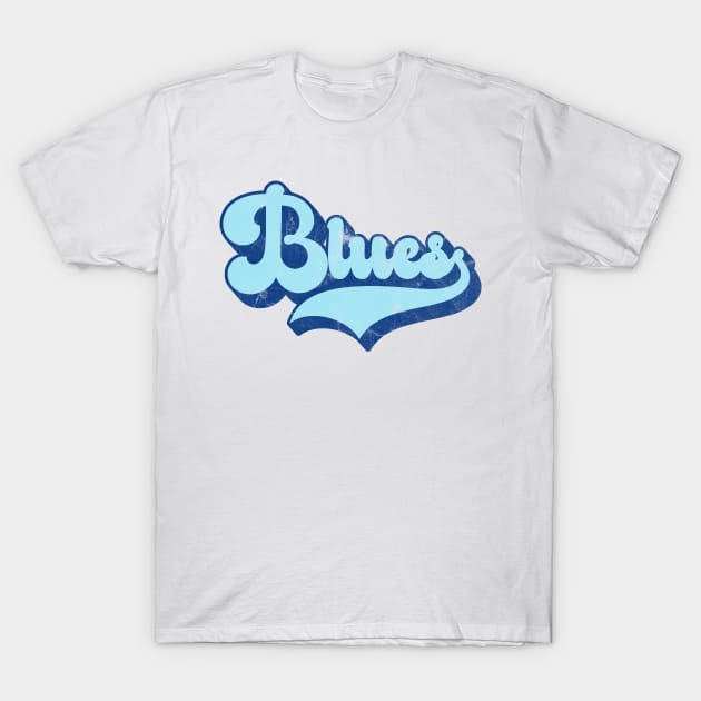 BLUES (Light Text) T-Shirt by RCDBerlin